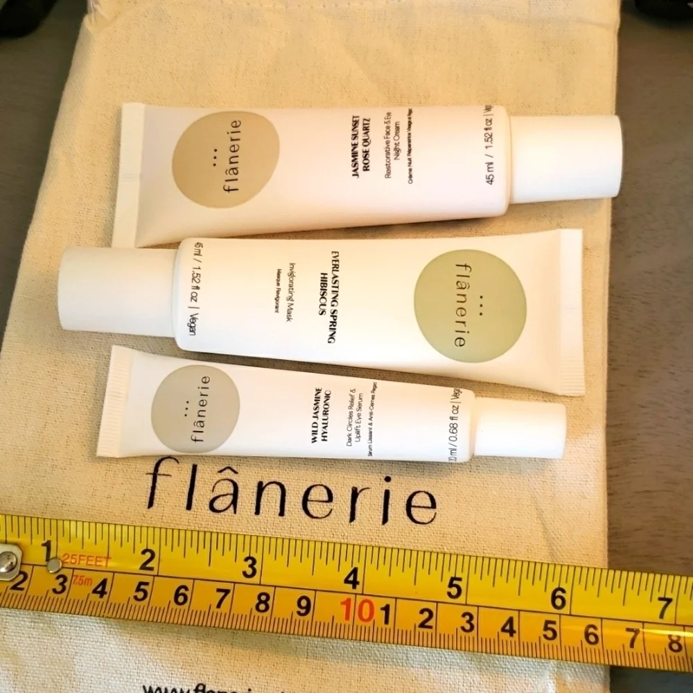 NWT flânerie Rest & Rebalance Set Skincare Mask Cream Hyaluronic Trio